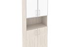 Высокий широкий стекло лакобель белое в раме ОНИКС ДИРЕКТ O.ST-1.4R white