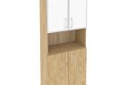 Высокий широкий стекло лакобель белое в раме ОНИКС ДИРЕКТ O.ST-1.4R white