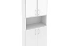 Высокий широкий стекло лакобель белое в раме ОНИКС ДИРЕКТ O.ST-1.4R white