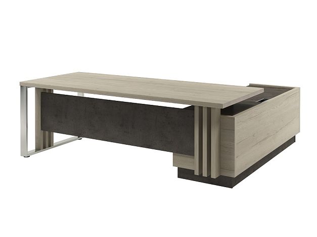 Vestar Стол руководителя с опорной тумбой Z-422 л/пр (возможна установка блока розеток)