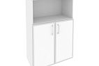 Средний широкий стекло лакобель белое в раме ОНИКС ДИРЕКТ O.ST-2.2R white