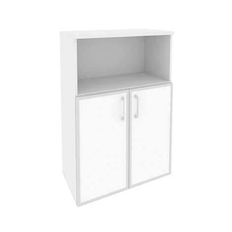 Средний широкий стекло лакобель белое в раме ОНИКС ДИРЕКТ O.ST-2.2R white