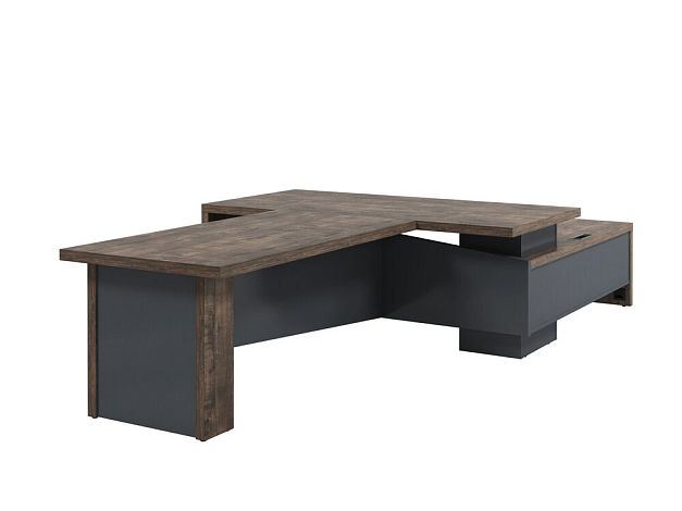 Torston Стол с тумбой + брифинг T-920 л/пр (возможна установка блока розеток)