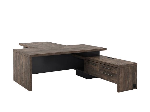 Torston Стол с тумбой + брифинг T-820 л/пр (возможна установка блока розеток)