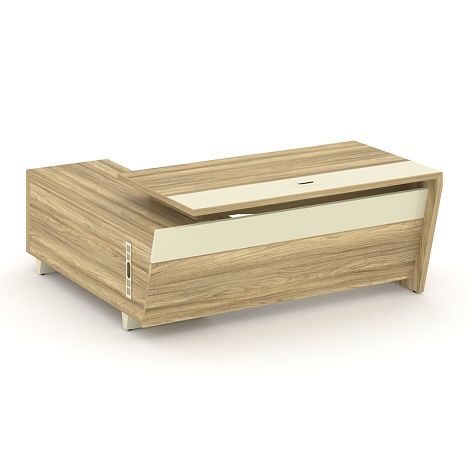 Corner Стол руководителя с опорной тумбой л/пр COR.SRT-18(L/R)