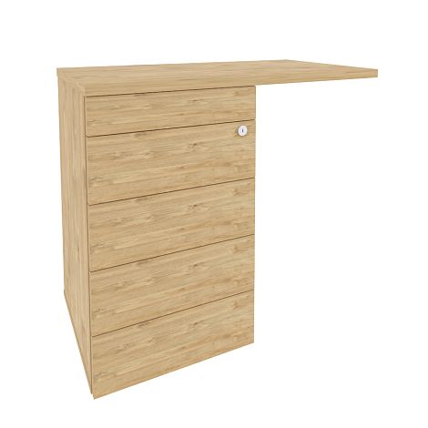 Тумба приставная л/пр (TIP-ON) Onix Direct O.TPU-4 TIP