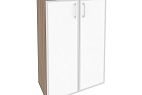 Средний широкий стекло лакобель белое в раме O.ST-2.4R white