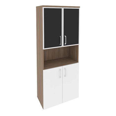 Высокий широкий стекло лакобель черное в раме ОНИКС ДИРЕКТ O.ST-1.4R black