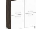 Четырехсекционный стекло лакобель белое в раме ЯЛТА LT.SD-1.2 R white
