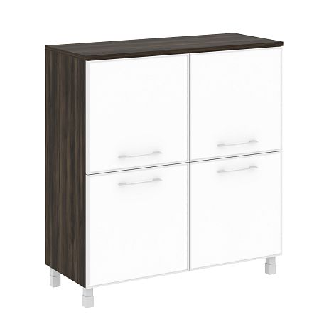 Четырехсекционный стекло лакобель белое в раме ЯЛТА LT.SD-1.2 R white
