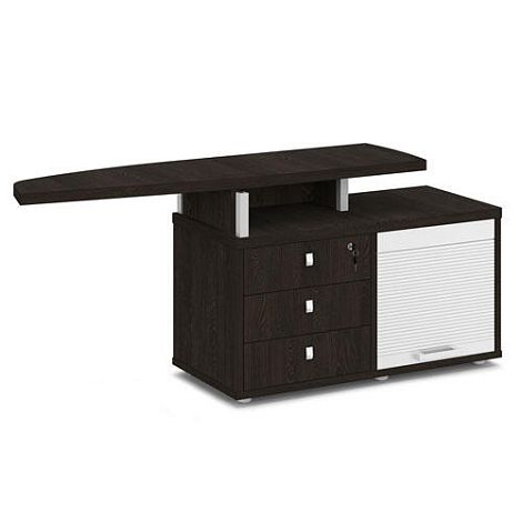 Тумба приставная с жалюзи Васанта V-412 л/п