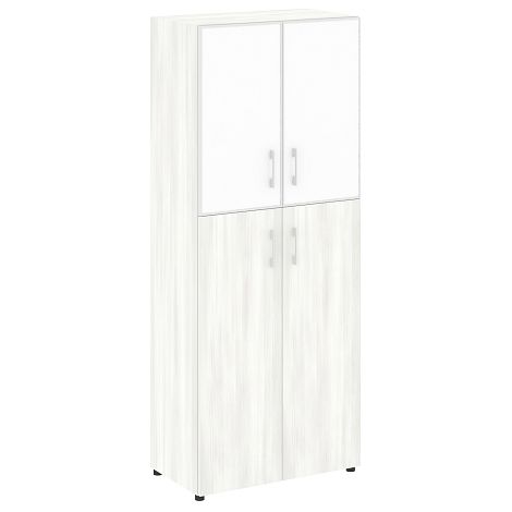 Высокий широкий стекло лакобель белое в раме ЯЛТА LT.ST-1.7 R white