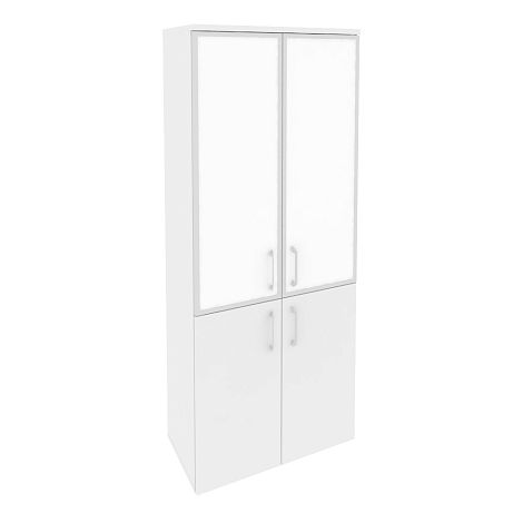 Высокий широкий стекло лакобель белое в раме ОНИКС ДИРЕКТ O.ST-1.2R white