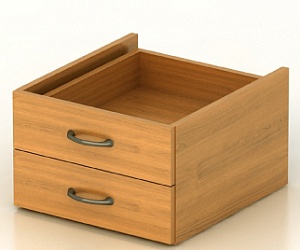 "Фея" Тумба подвесная ТФ09.5 (400*471*300), цвет-миланский орех