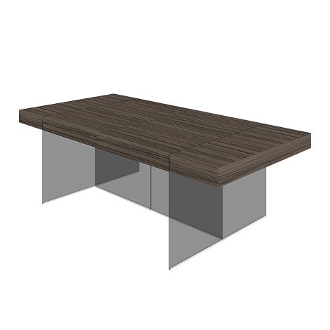 Glass.Go Стол для переговоров Gs-2+Gs-2